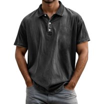 Afdoent Men's Golf Shirt Male Shirts For Casual Wear Classic Style With Soft Collar Ideal For Spring Summer Autumn Classic