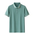 thumbnail image 1 of Afdoent Men's Golf Shirt Male Summer Trend Fashion Casual Breathable Business Short Sleeve Shirt Classic, 1 of 3