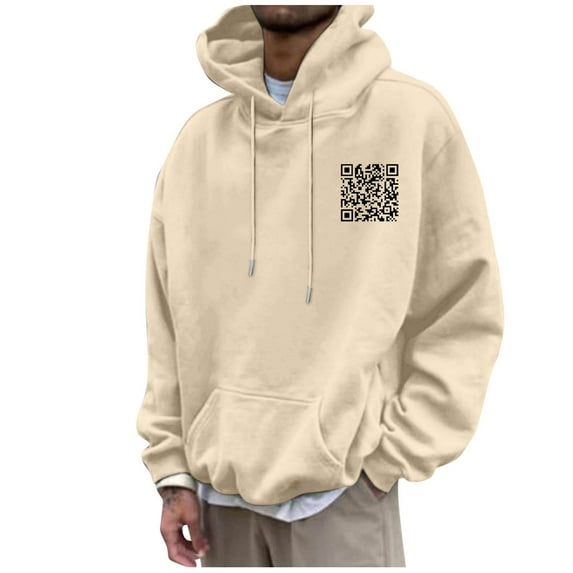Afdoent Men's Hooded Sweatshirt Male Graphic Print Long Sleeve Pullover Autumn Winter Sweatshirts Streetwear Basic