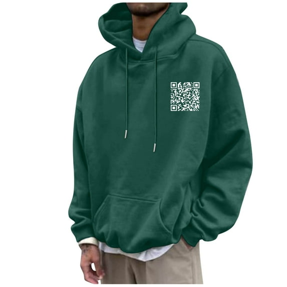Afdoent Men's Hooded Sweatshirt Male Graphic Print Long Sleeve Pullover Autumn Winter Sweatshirts Streetwear Fashion