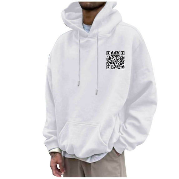 Afdoent Men's Hooded Sweatshirt Male Graphic Print Long Sleeve Pullover Autumn Winter Sweatshirts Streetwear Leisure