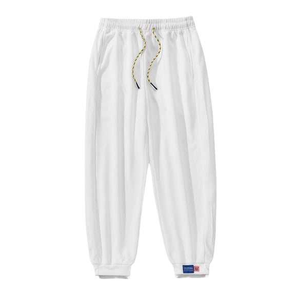 Afdoent Men's Pants Comfortable Stretchable Breathable Soft Lightweight Loose Fit Everyday Wear Durable Versatile Trousers For Daily Use Loose Fit
