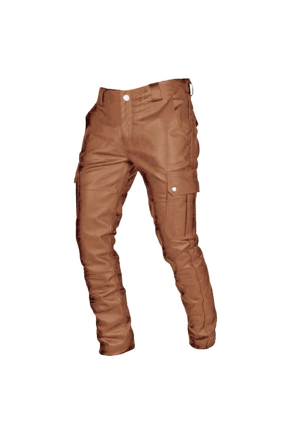 Men's Pants Mens Punk Pants Casual Solid Color Straight Leg Retro Goth Pants Trousers For Men