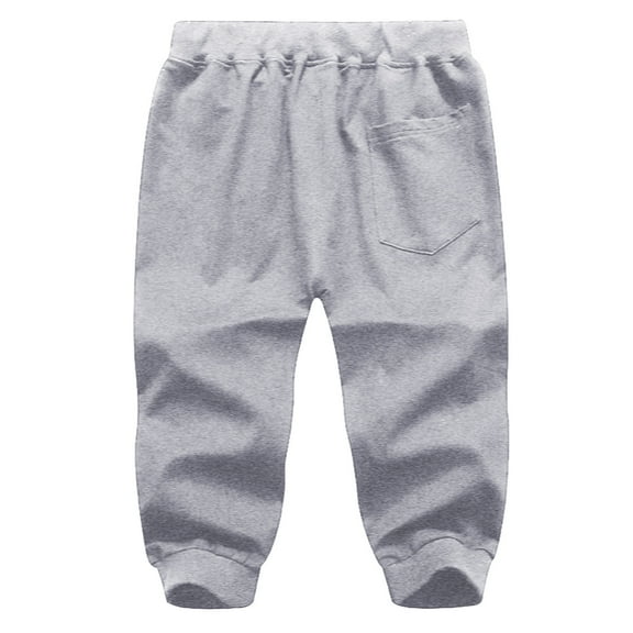 Afdoent Men's Pants Three-Pocket Zipper Men's Sports Casual Trousers Cropped Drawstring Men's Pants Streetwear