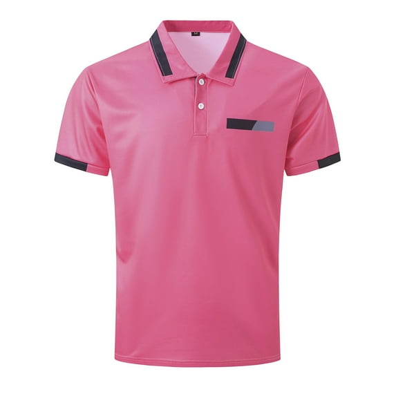 Afdoent Men's Polo Shirt Male Leisure Fashion Design Lapel Button Pocket Long Sleeve Tops Comfortable