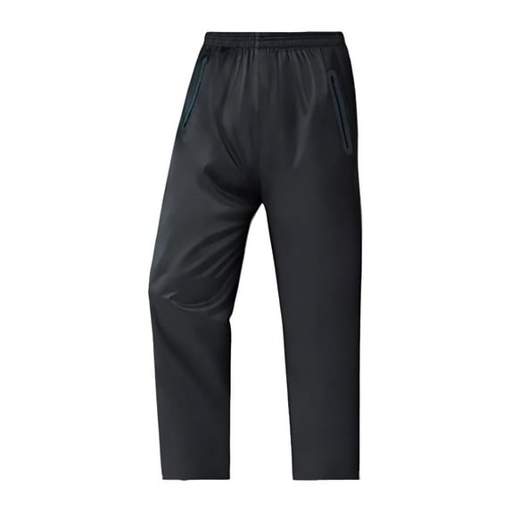 Afdoent Men's Rain Pants Breathable Overpants Lightweight Hiking Pants Neutral Adult Outdoor Hiking Pants Work Pants Functional Thin Double Layer Breathable