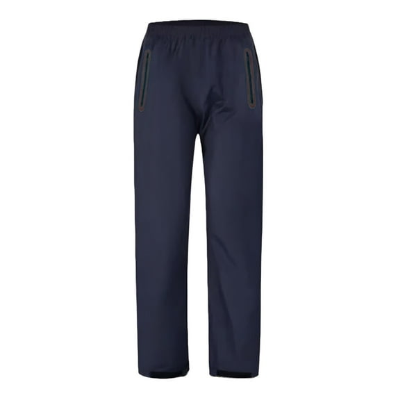 Afdoent Men's Rain Pants Men Breathable Overtrousers Lightweight Hiking Trousers Unisex For Adults Outdoor Trekking Work Trousers Leisure