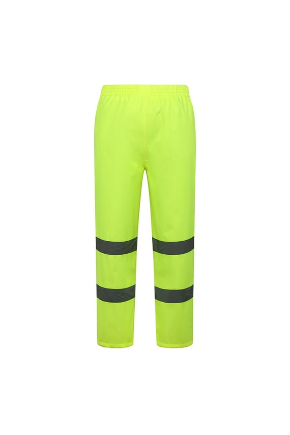 Men's Rain Pants Reflective Rain Pants Traffic Fluorescent Green Patrol Rain And Pants Classic