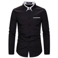 thumbnail image 1 of Afdoent Men's Shirts Male Casual Long Sleeve Shirt With Pocket Stylish Everyday Wear Lightweight And Comfortable Classic Fit, 1 of 4