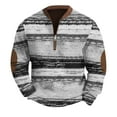 thumbnail image 1 of Afdoent Men's Sweatshirts Fall And Winter Men's 3D Printed Half Zip Sweatshirt Comfortable, 1 of 2