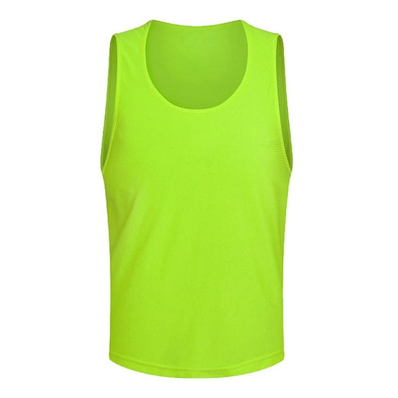 Afdoent Men's Tank Top Male Solid Color Sleeveless Mesh No Lace Up Sports Casual Vest Top Countersuit Comfortable