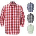 thumbnail image 1 of Afdoent Mens Button Down Shirt Men's Plaid Long Sleeve Shirt Casual Trendy Men's Shirt Relaxed Fit For Everyday Wear, 1 of 8