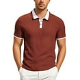 thumbnail image 1 of Afdoent Mens Casual Polo Shirts Male Summer Casual Style Suitable For Business Commuting Short Sleeve Shirts For Men, 1 of 7