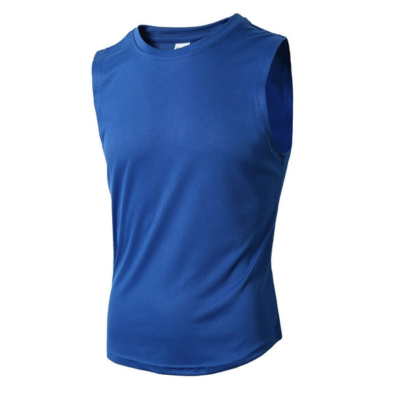 Afdoent Mens Casual Tank Tops Men's Fashion Casual Vest Top Sleeveless Breathable Elastic Close Fitting Body Building Vest Streetwear