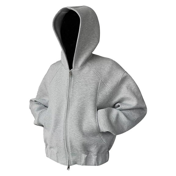 Afdoent Mens Hoodies High Street Double Zipper Hoodie Casual Sports Jacket For Stylish And Comfortable Fall Winter Outerwear Fall Winter Vintage Clothes