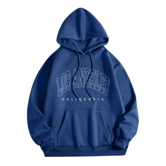 Afdoent Mens Hoodies Pullover Men Women Letter Graphic Hooded Print Hooded Long Sleeve Sweatshirt Tops Comfortable