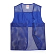 thumbnail image 1 of Afdoent Mens Lightweight Vest Outdoor Summer Fashion Sleeveless Solid Color Reflective Mesh Vest Summer Outings, 1 of 3