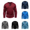 thumbnail image 1 of Afdoent Mens Long Sleeve T-Shirt Soft Casual Basic T Shirt Comfortable Layering Shirt For For Everyday Wear, 1 of 7