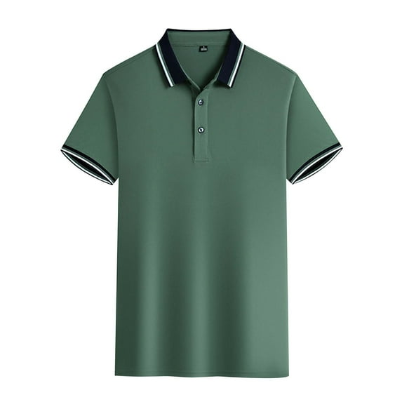 Afdoent Mens Polo Shirts Male Leisure Fashion Business Short Sleeve Polo Shirt Top Casual Outdoor