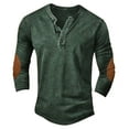 thumbnail image 1 of Afdoent Mens Polo Shirts Male Retro Long Sleeve Button Collar Polo Shirt For Spring Summer Comfortable, 1 of 3