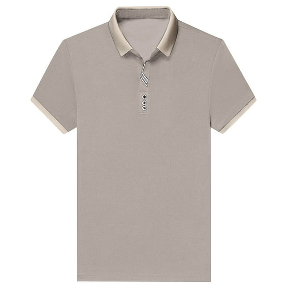 Afdoent Mens Polo Shirts Male Short Sleeve Polo Shirt With Turned Down Collar For Summer Casual Outdoor