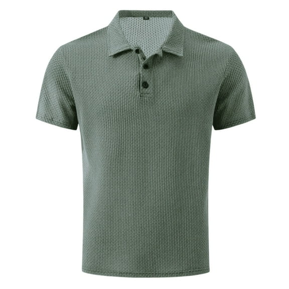 Afdoent Mens Polo Shirts Male Summer Lapel Short Sleeve Polo Shirt Leisure Comfortable Shirt Casual Outdoor