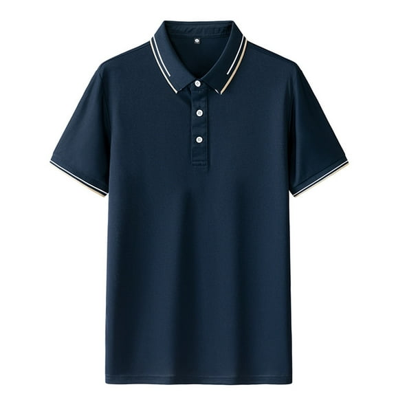 Afdoent Mens Shirts Summer Male Summer Trend Business Casual Breathable Short Sleeve Lapel Top Mens Shirts