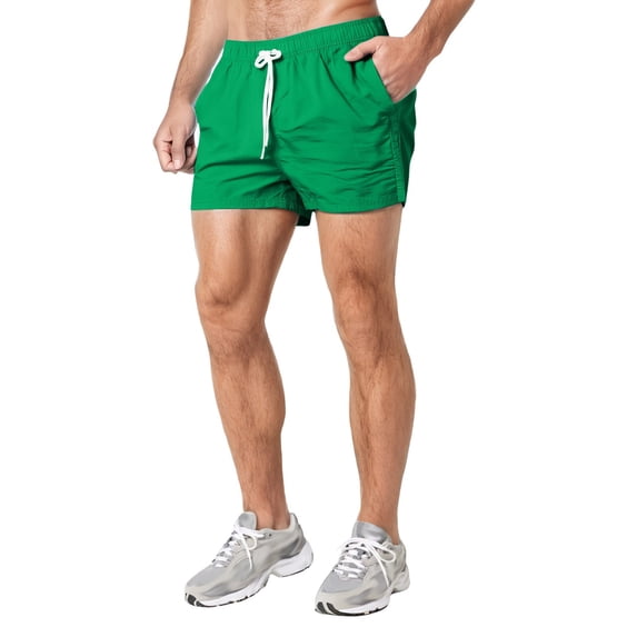 Afdoent Mens Shorts Sports Summer Casual Men's Elastic Waist Drawstring Running Gym Exercise Shorts Classic Fit
