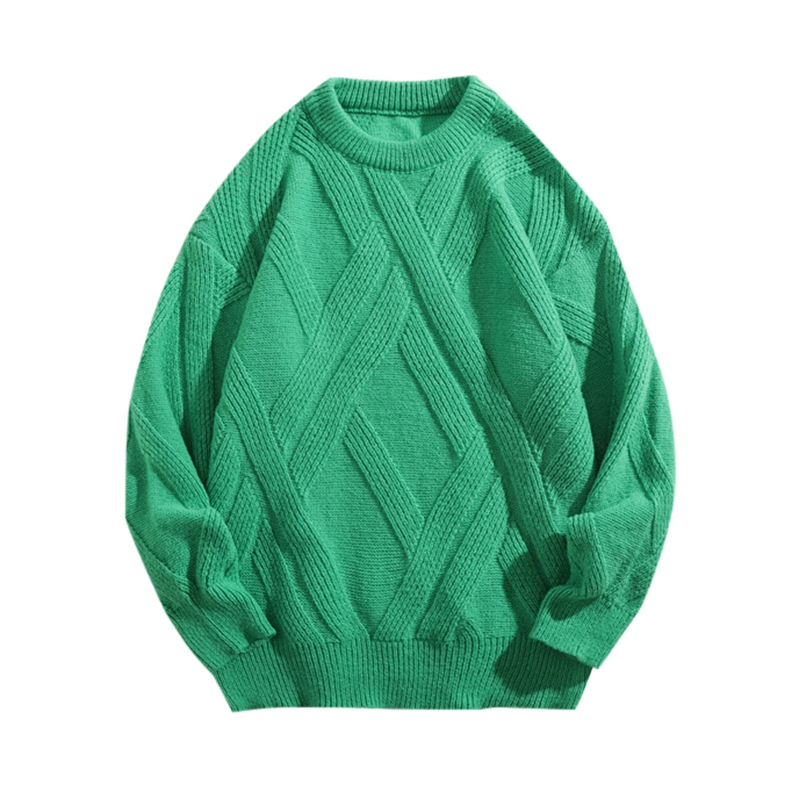 Afdoent Mens Sweater Male Spring Autumn Cardigan Warm Solid Color Trend