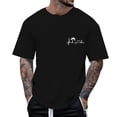 thumbnail image 1 of Afdoent Mens T-Shirt Male Raglan Sleeve Letter Print Short Sleeve Crew Neck T Shirt Floral Fashion Trend Bottoming Shirt Comfort Tee Shirts, 1 of 4