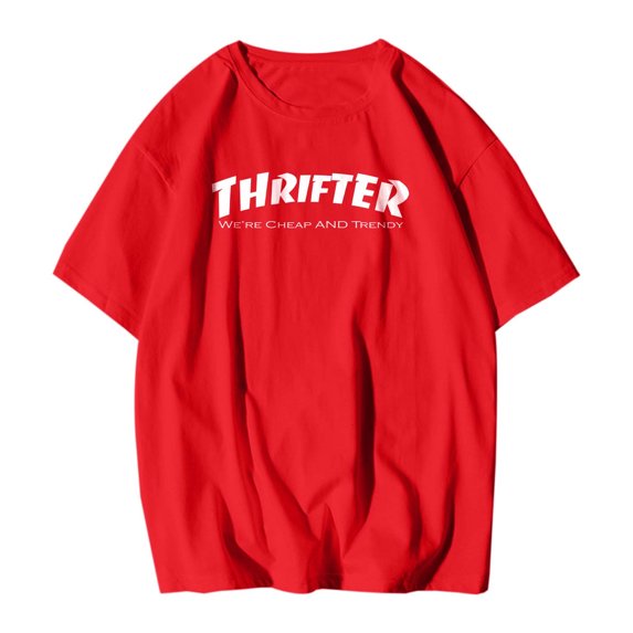 Afdoent Mens T Shirts Male Letter Printed Short Sleeve Crew Neck T Shirt With Floral Fashion Trend Bottom Shirt Soft Comfort Tee Shirts