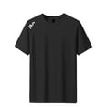 thumbnail image 1 of Afdoent Mens T Shirts Male Reflective Print Quick Silk T Shirt For Sports And Casual Wear Classic Tee, 1 of 4