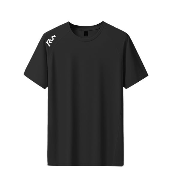 Afdoent Mens T Shirts Male Reflective Print Quick Silk T Shirt For Sports And Casual Wear Classic Tee