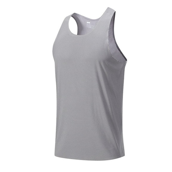 Afdoent Mens Tank Tops Male Summer Sports Fitness Basketball Training Loose Outdoor Running Breathable Sleeveless T Shirt Vest Breathable