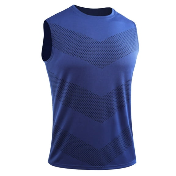 Afdoent Mens Tank Tops Men's Sports Yoga Vest Solid Color Sleeveless Vest Fitness Wear Breathable