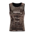 thumbnail image 1 of Afdoent Mens Tank Tops Stylish Sparkly T Shirt Sleeveless Vest Breathable, 1 of 9