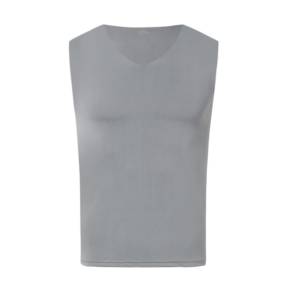 Afdoent Mens Tank Tops Summer Thin Ice Silk Vest Muscle Men Sleeveless Shoulder Tank Top Fashion