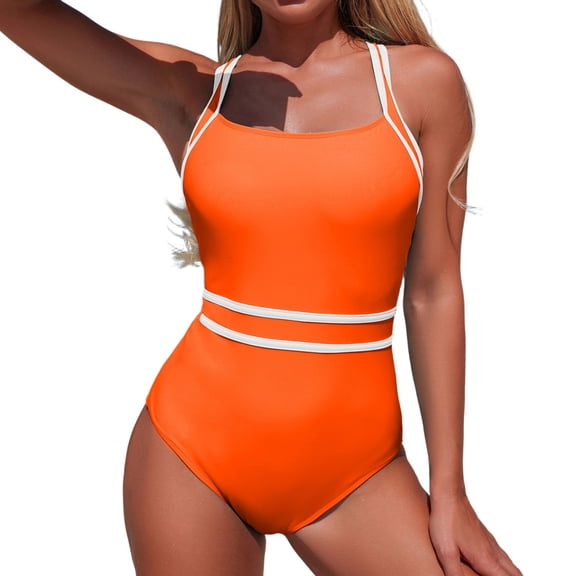 Afdoent One Piece Swimsuit For Women Swim Swimwear Tummy Control Bathing 2026 Beach Vacation Clothes