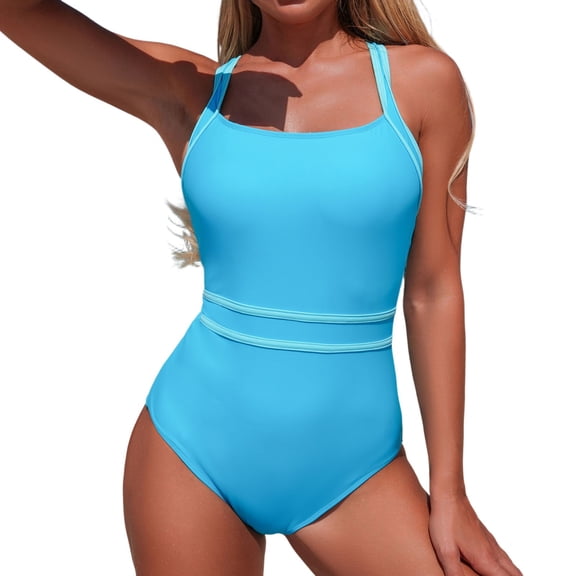 Afdoent One Piece Swimsuit For Women Swim Swimwear Tummy Control Bathing 2026 Summer Beach Swimwear 2026 Summer Swimwear