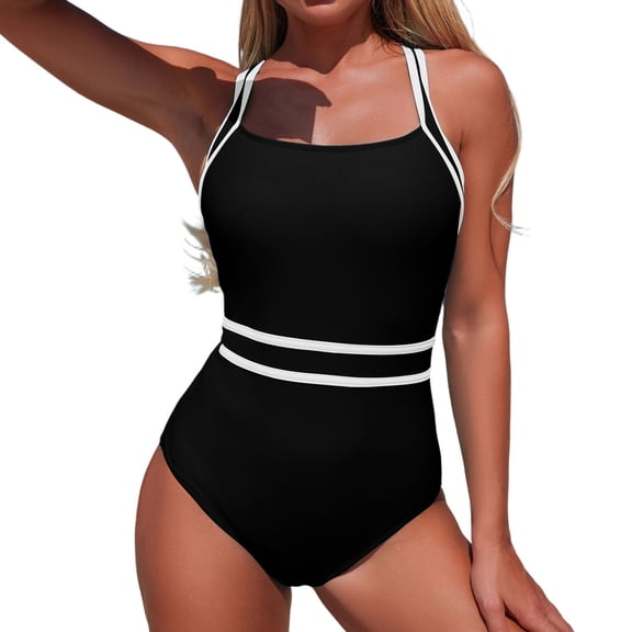 Afdoent One Piece Swimsuit Women Swimsuits Swim Swimwear Tummy Control Bathing 2026 Beach Vacation Clothes