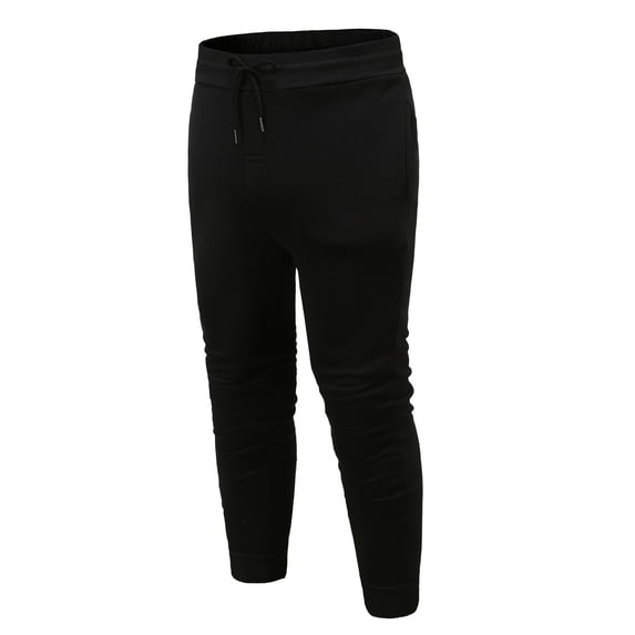 Afdoent Pants For Men Autumn Winter High Street Fashion Leisure Loose Sports Running Solid Color Lace Up Pants Sweater Pants Trousers Comfortable