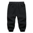 thumbnail image 1 of Afdoent Pants For Men Three-Pocket Zipper Men's Sports Casual Trousers Cropped Drawstring Men's Pants Streetwear, 1 of 8