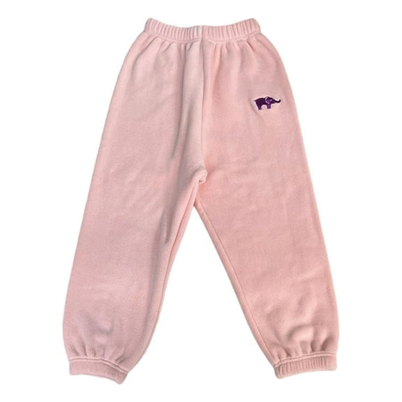 Afdoent Pants For Girls Pants Winter Warm Thermal Joggers Soft Lined Trousers With Elastic For Toddler Kids Comfortable Casual Outfit 9-10 Years