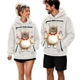 thumbnail image 1 of Afdoent Pet Carrier Hoodie Women Men Christmas Sweatshirt with Front Pocket Carry Pouch for Small Dogs and Cats Funny Holiday Graphic Hooded Sweatshirt, 1 of 5