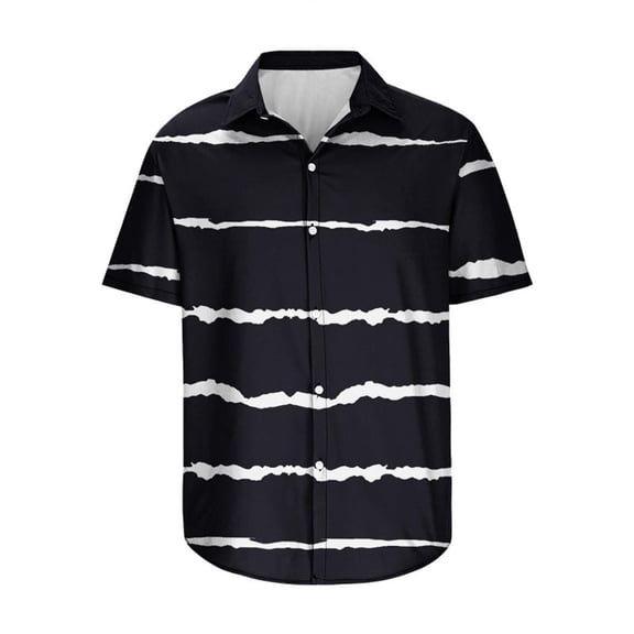 Afdoent Shirt For Men Male Short Sleeve Tropical Button Down Shirts Summer Beach Shirt Beach Vacation Shirt