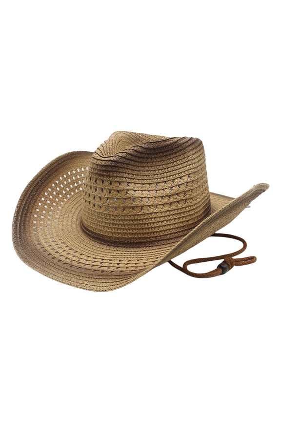 Straw Cowboy Hat For Women And Men With Shape It Brim Western Cowboy Hat Streetwear