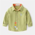 thumbnail image 1 of Afdoent Stylish Boys Shirt With Cartoon Printed Comfortable Daily Wear Casual Long Sleeve Top For Kids And Youth Soft Breathable Fabric For School And Outdoor Activities 5-6 Years, 1 of 8