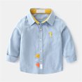 thumbnail image 1 of Afdoent Stylish Boys Shirt With Cartoon Printed Comfortable Daily Wear Casual Long Sleeve Top For Kids And Youth Soft Breathable Fabric For School And Outdoor Activities 3-4 Years, 1 of 9