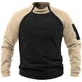 thumbnail image 1 of Afdoent Sweatshirts For Men Fashion Solid Color Outdoor Warm And Breathable Top Long Sleeve Sweatshirts Retro Streetwear, 1 of 2