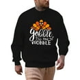 thumbnail image 1 of Afdoent Sweatshirts For Men Thanksgiving Turkey Fall Plus Size Pullovers Fashion Sweatshirts Holiday Logo Print Clothing Tops Retro Streetwear, 1 of 4